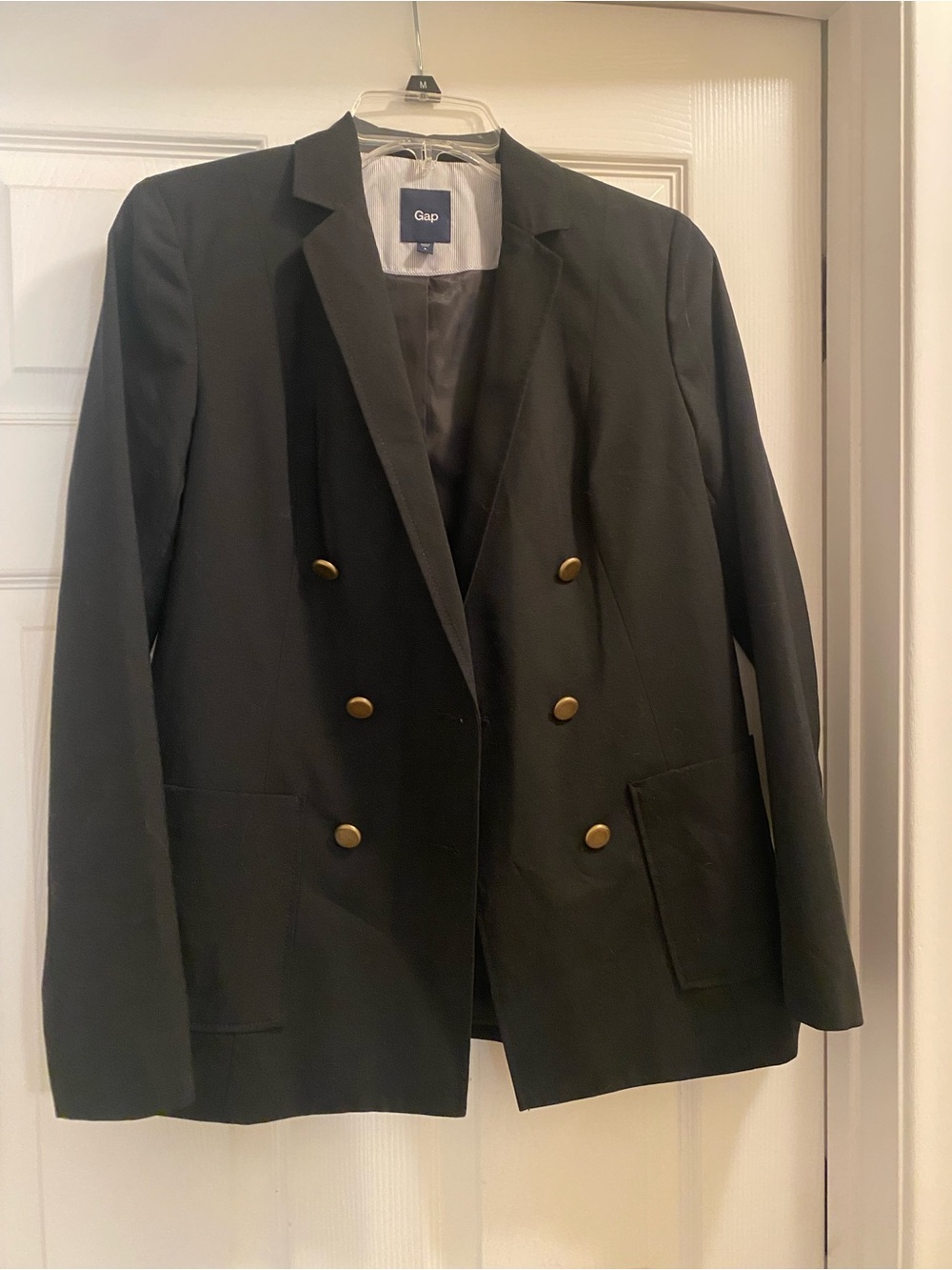 Gap Black Double-Breasted Blazer